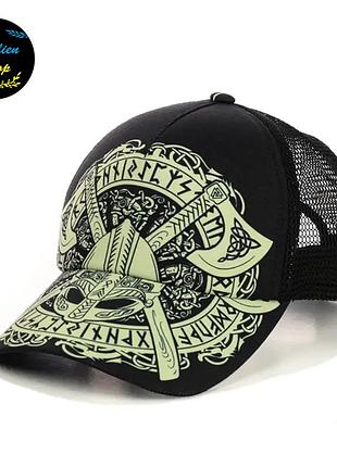 ● літня кепка з сіткою - вікінг m/l різнокольоровий ●