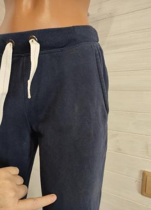 Теплі на флісі спортивні штани на манжетах, з 2 кишеньками8 фото