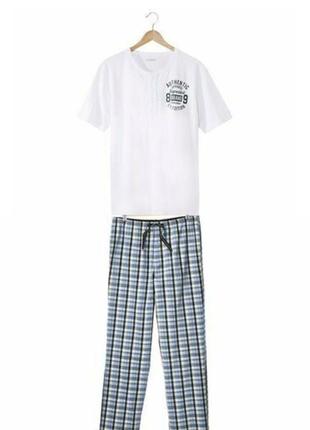 Мужская пижама домашний костюм livergy германия, футболка штаны