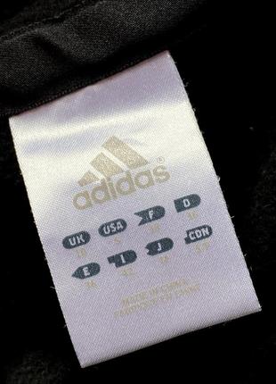 Чорне худі толстовка з логотипом adidas зі стразами спортивна кофта чорна світшот7 фото