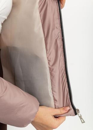 Куртка зефирка женская демисезонная цвет мокко6 фото