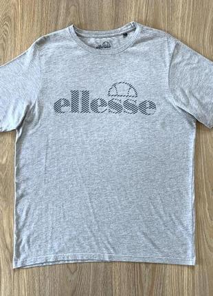 Мужская хлопковая футболка с принтом ellesse2 фото