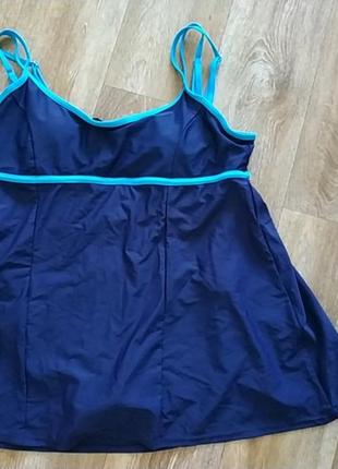 Купальник суцільний зі спідницею, ідеальний стан, пог 48 см