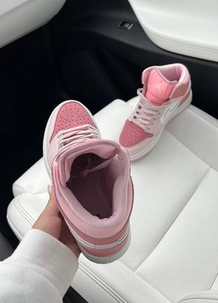 Кроссовки nike air jordan 1 retro 1 «&nbsp;digital pink&nbsp;»4 фото