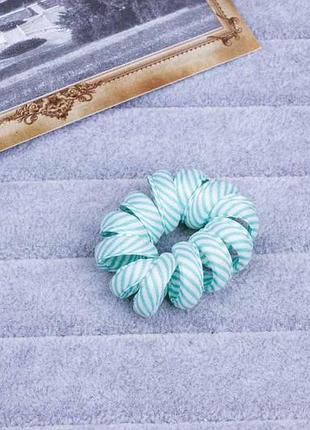 Резинка для волос, резинка - пружинка, мята