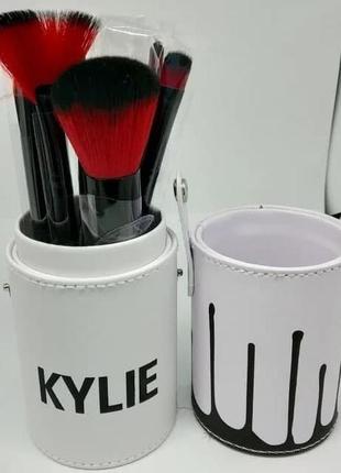 Набор кистей для макияжа в тубе kylie3 фото