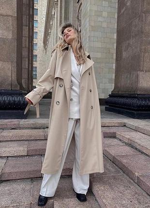 Тренч-бестселлер в стиле oversized плащ