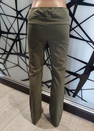 Мегаудобные брюки прямого кроя с поясом etam цвета хаки 44-463 фото