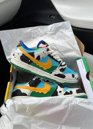 Кроссовки nike sb dunk ben jerry's3 фото