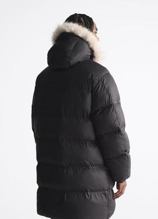 Zara тепла куртка, пуховик, з капюшоном, оригінал4 фото
