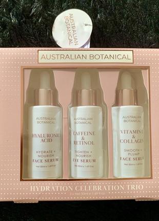 Набор омолаживающей косметики для лица от australian botanical usa,оригинал