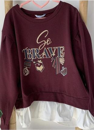 Світшот mayoral, кофта з начосом