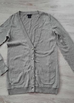 Брендовый кардиган кофта длинная накидка calvin klein jeans l 46-48