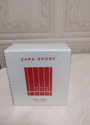 Туалетна концентрована чоловіча вода zara sport 75 ml