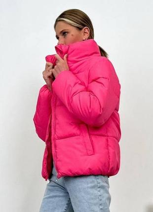 Женская демисезонная куртка в цветах 🍭 до -10⁰с6 фото