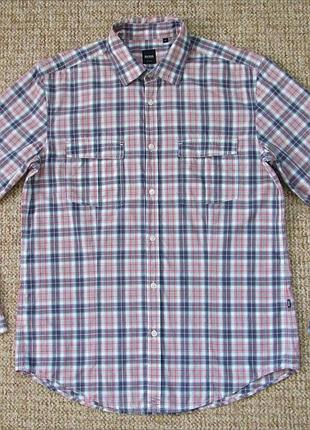 Hugo boss рубашка slim fit оригинал (l)
