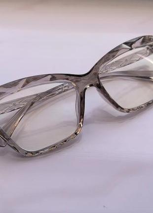 Жіночі іміджеві окуляри з захистом, стиль - diamond8 фото
