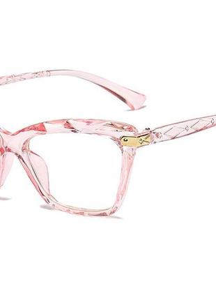 Жіночі іміджеві окуляри з захистом, стиль - diamond