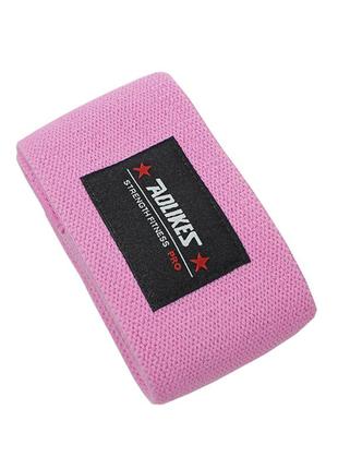 Для фітнесу тканинна гумка aolikes rb-3603 pink xl еластичне мінімальне навантаження