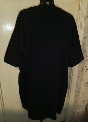 Натуральная,трикотажная блузка-футболка,большого размера,basic h&m2 фото