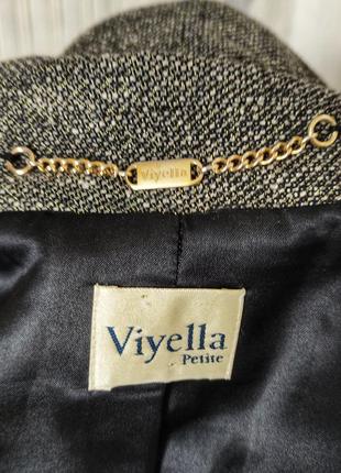 Шикарное винтажное пальто viyella, p.38(m,l)5 фото