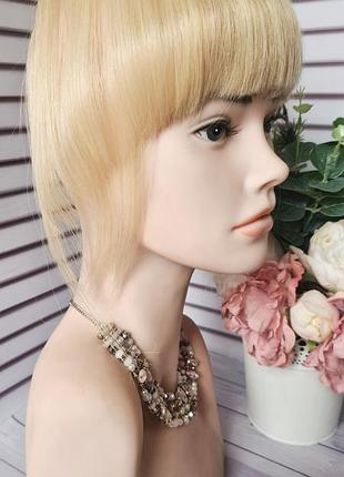 Челка накладная 100%натуральный волос