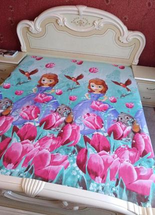 Детский комплект постельного белья принцесса софия1 фото
