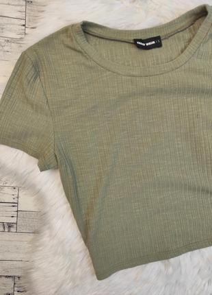 Женская футболка tally weijl оливкового цвета размер xs 422 фото