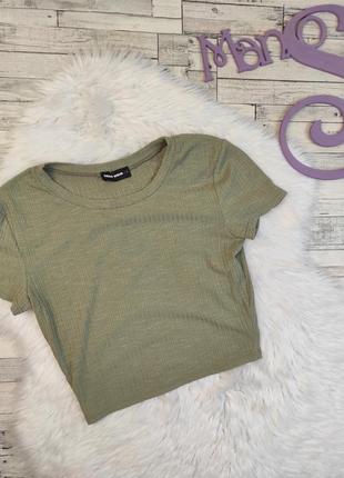 Женская футболка tally weijl оливкового цвета размер xs 421 фото