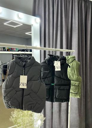 Жилетки zara