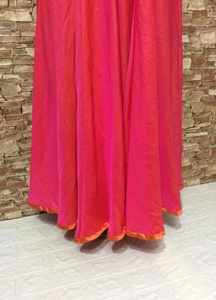 Платье женское солнцеклеш цыганское театральное сбоку молния с чашечками р.46-484 фото