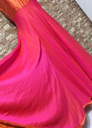 Платье женское солнцеклеш цыганское театральное сбоку молния с чашечками р.46-487 фото