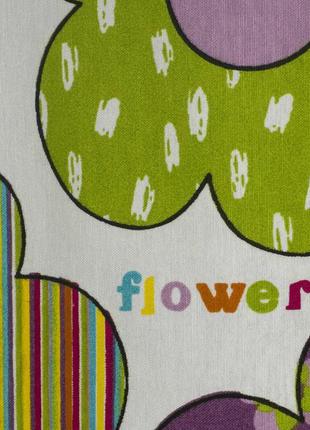 Комплект штор квіти у дитячу для детской цветы3 фото