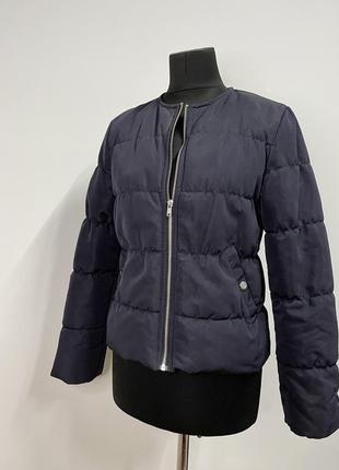 Куртка h&amp;m черная бомбер 36/38