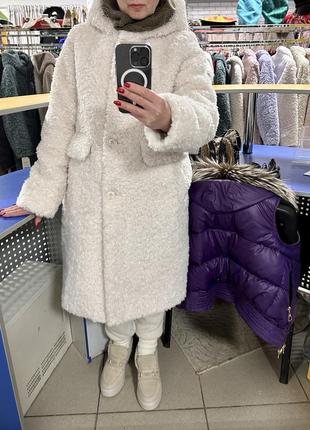 Шуба овчина альпака эко-мех италия