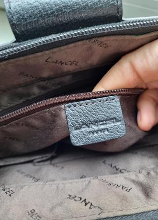 Сумка  lancel, люксова сумка, сумка преміум бренд lancel paris, сумка тоут7 фото