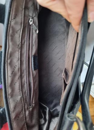 Сумка lancel, люксовая сумка, сумка премиум бренд lancel paris, сумка тоут6 фото