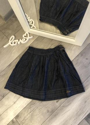 Джинсовая юбка 11-12 р152 см zara1 фото