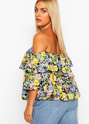 Цветочная блузка