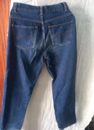 Джинсы широкие, с плотного джинса4 фото