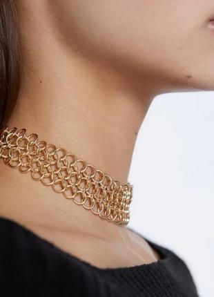 Аксесуар, ланцюжок, прикраса на шию, біжутерія stradivarius🎁5 фото
