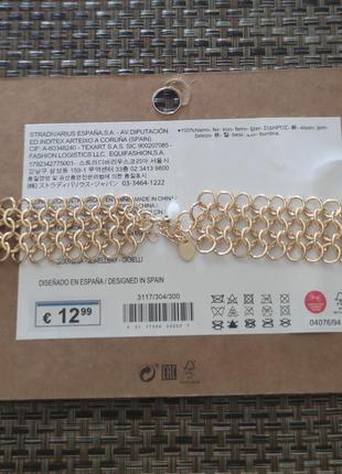Аксесуар, ланцюжок, прикраса на шию, біжутерія stradivarius🎁2 фото