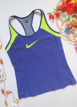 Шикарная фирменная спортивная майка борцовка с топом nike оригинал 💜🌺💜1 фото