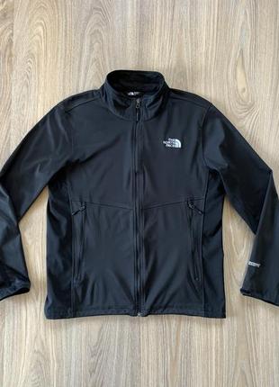 Мужская демисезон софтшел непромокаемая куртка ветровка the north face windstopper