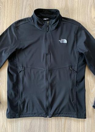 Мужская демисезон софтшел непромокаемая куртка ветровка the north face windstopper3 фото