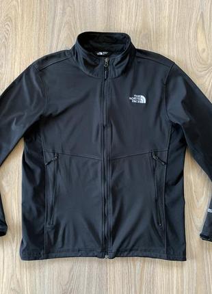 Мужская демисезон софтшел непромокаемая куртка ветровка the north face windstopper2 фото