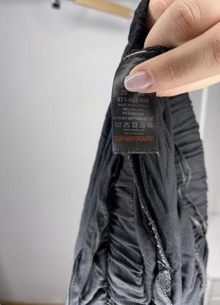 Черная макси юбка с разрезами по бокам6 фото