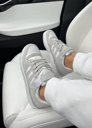Кросівки adidas forum silver5 фото