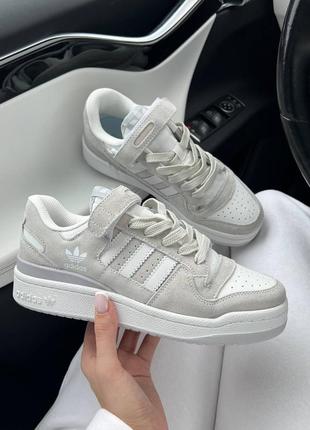 Кросівки adidas forum silver4 фото