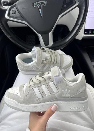 Кросівки adidas forum silver7 фото